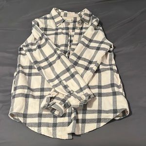 Alterd State Plaid Shacket with pockets